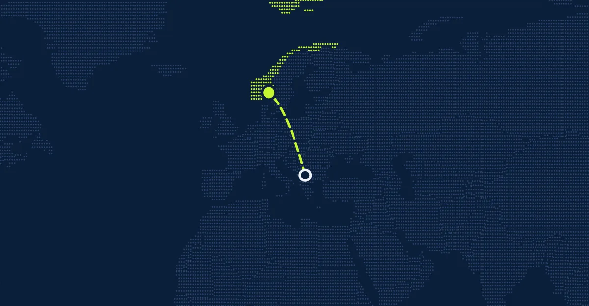 Macedônia do Norte → Noruega