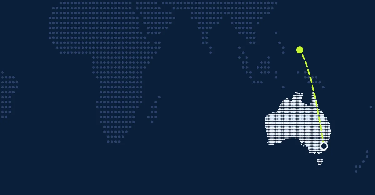 Australien → Palau