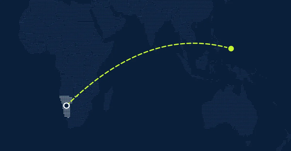 Namíbia → Palau