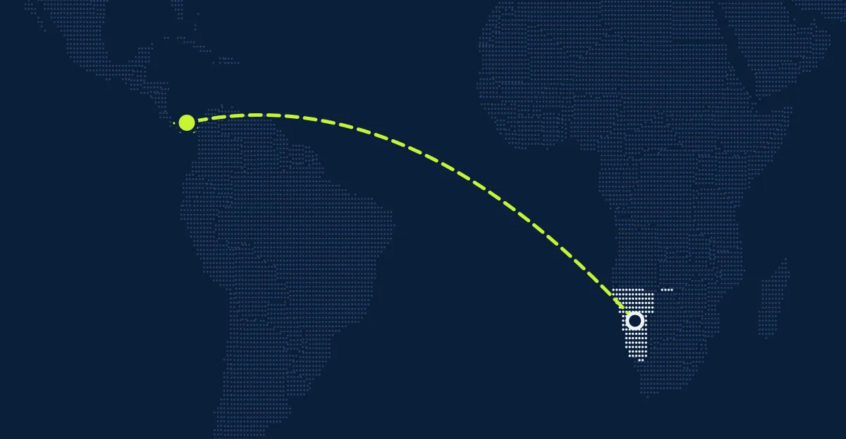 Namíbia → Panamá