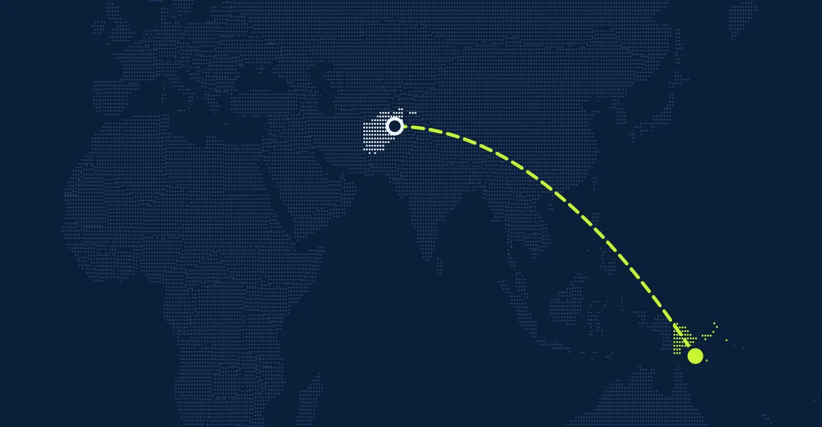 Afganistan → Papua Yeni Gine