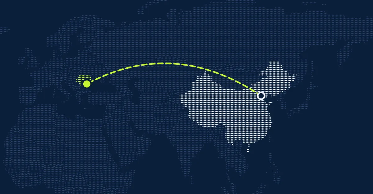 Tiongkok → Rumania