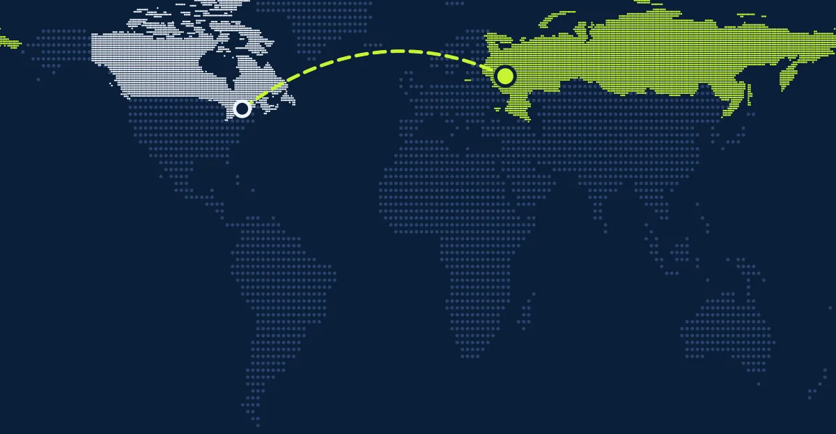 Canadá → Rusia