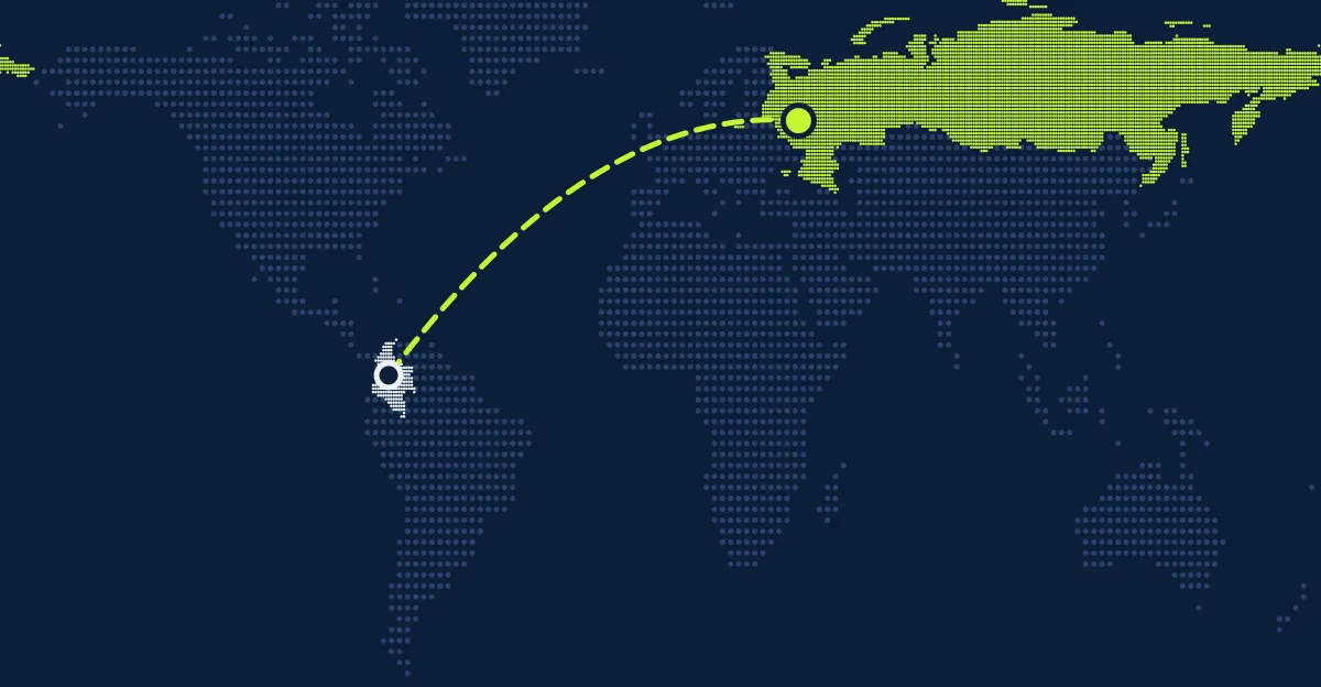 Kolumbien → Russland