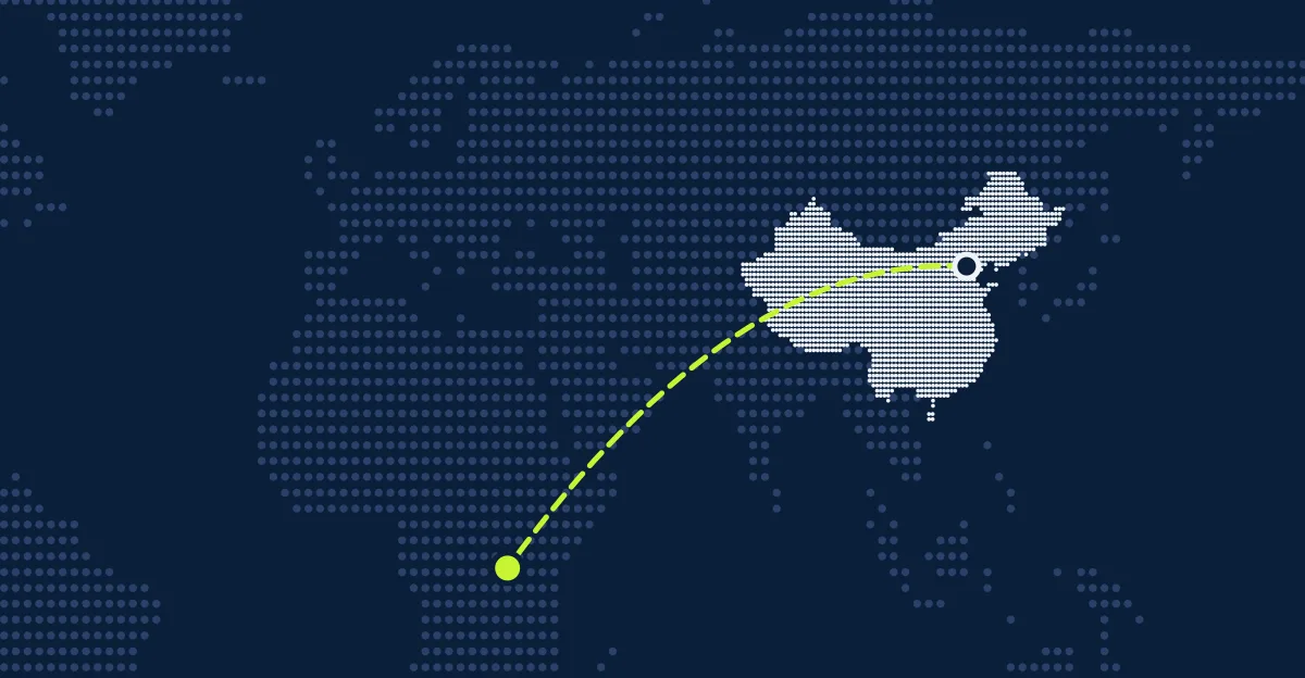 Tiongkok → Rwanda