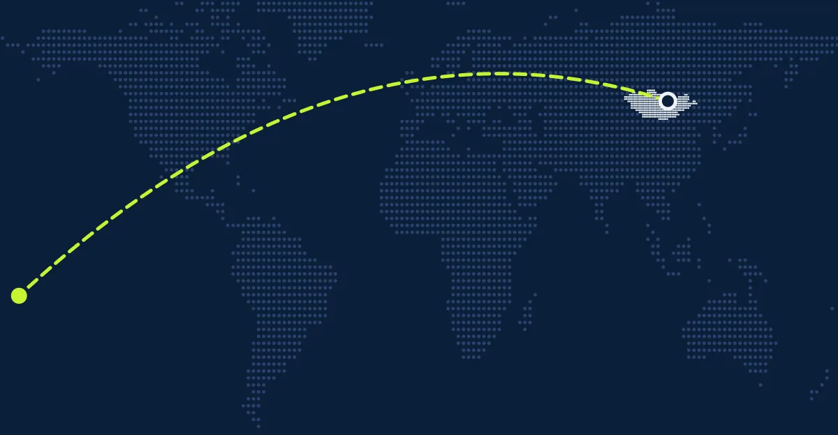 Mongólia → Samoa