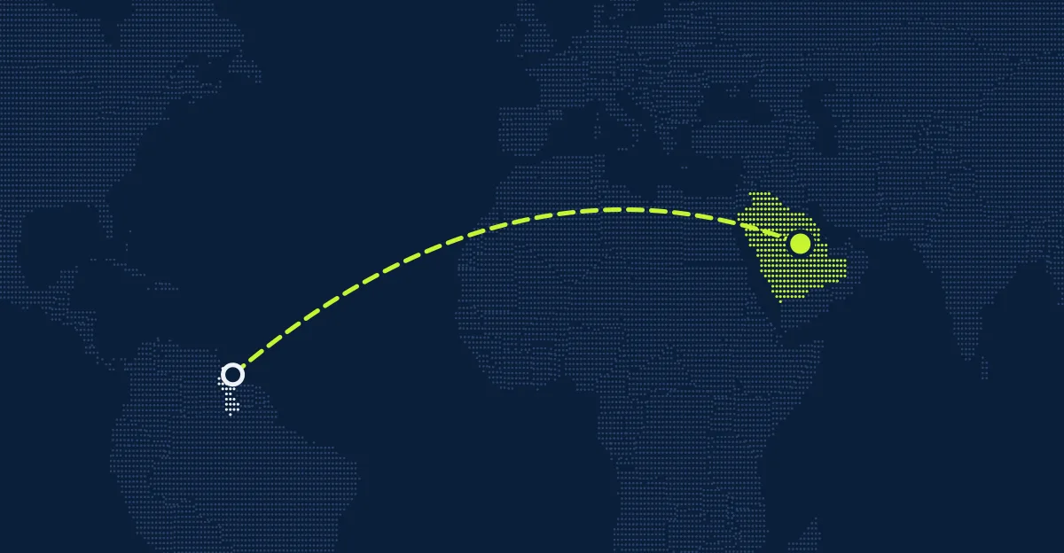 Guyana → Suudi Arabistan