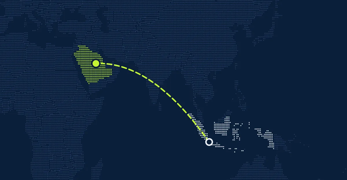 Indonésia → Arábia Saudita