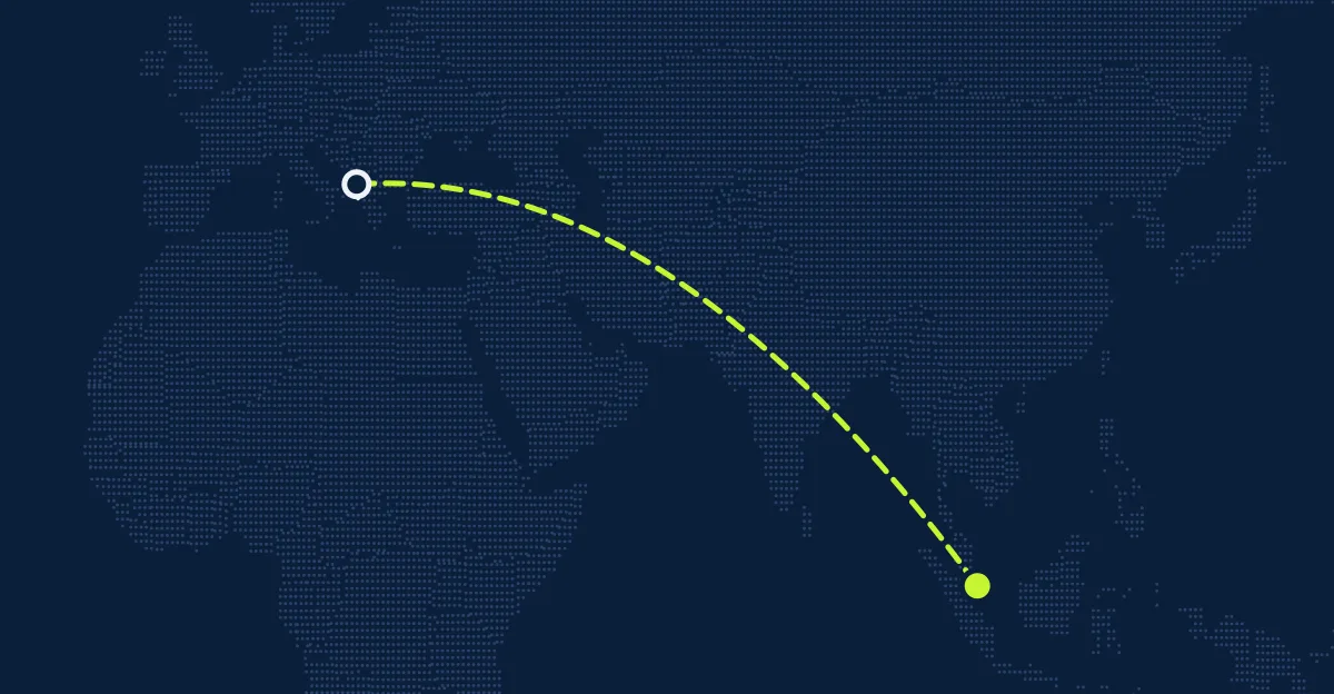 Arnavutluk → Singapur