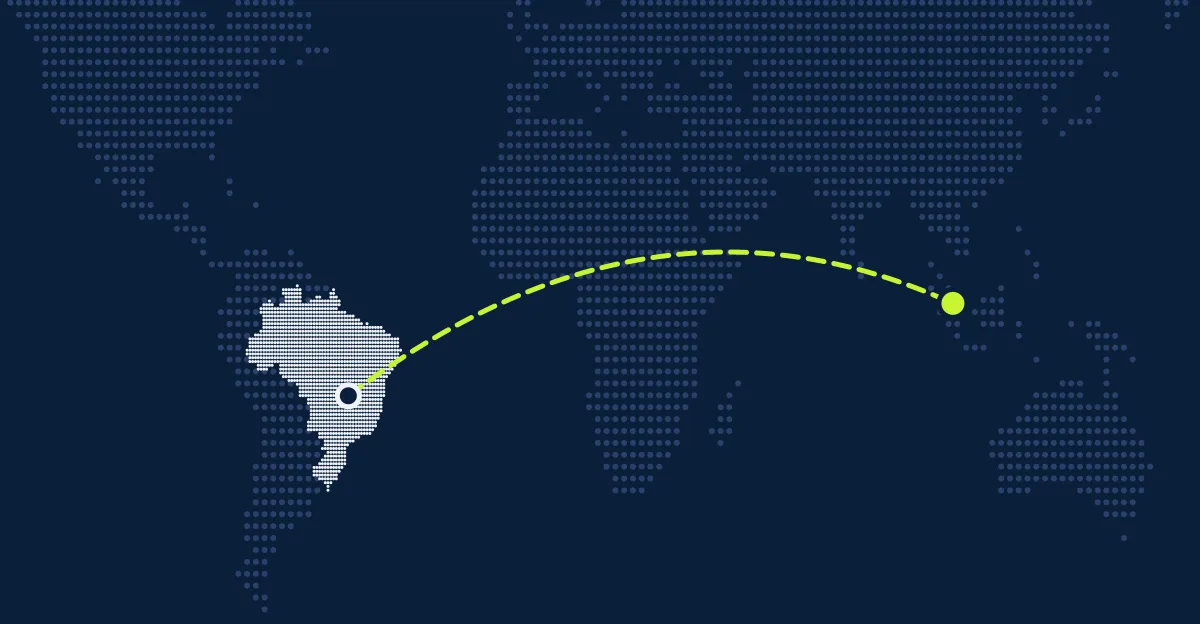 Brasilien → Singapur