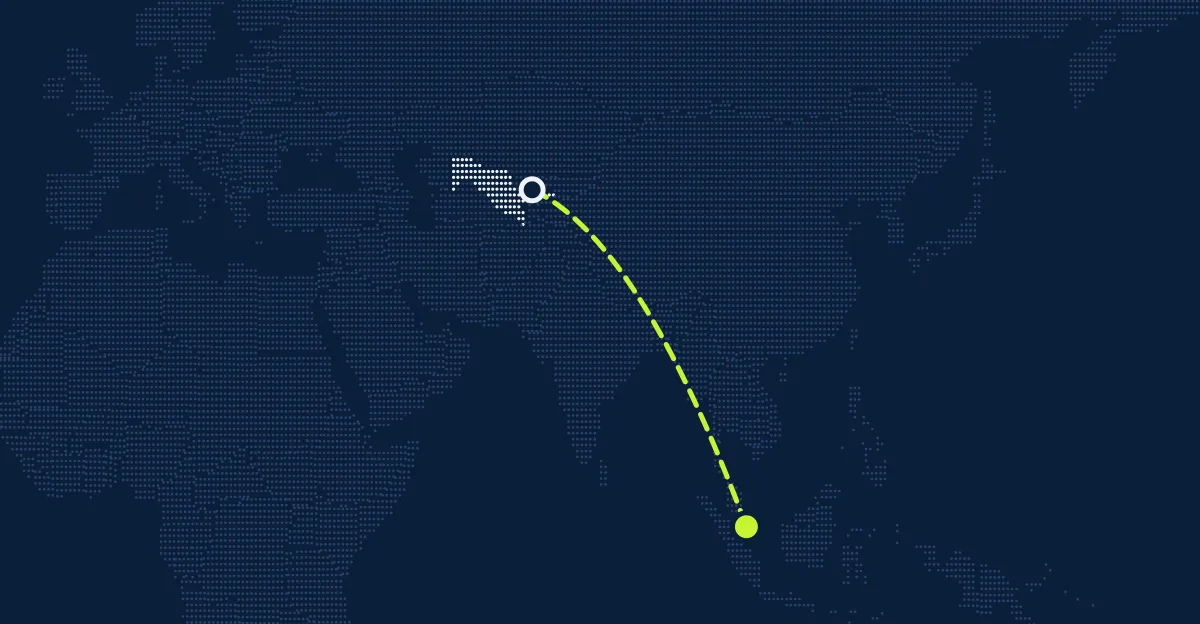 Uzbekistan → Singapore