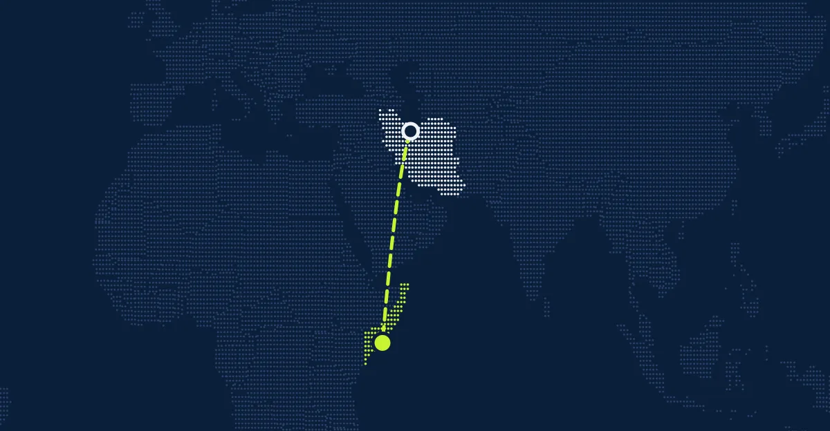 Irán → Somalia