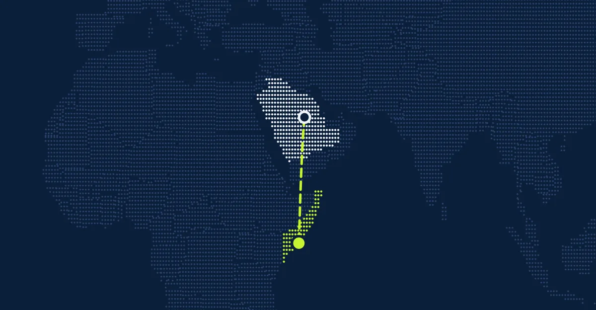 Arábia Saudita → Somália
