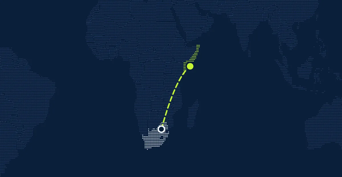 África do Sul → Somália