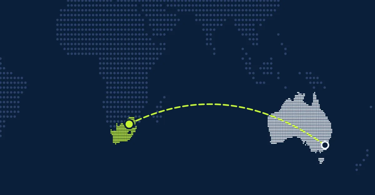 Austrália → África do Sul