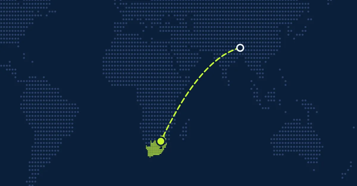 Bhutan → Afrika Selatan