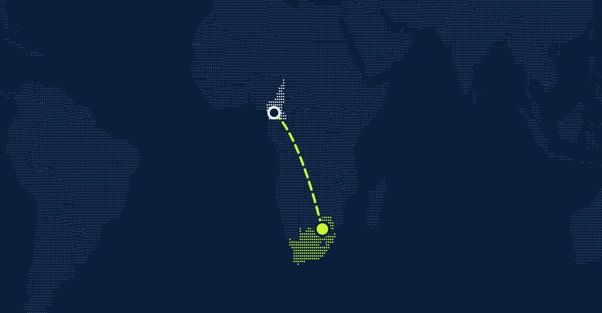 Camarões → África do Sul