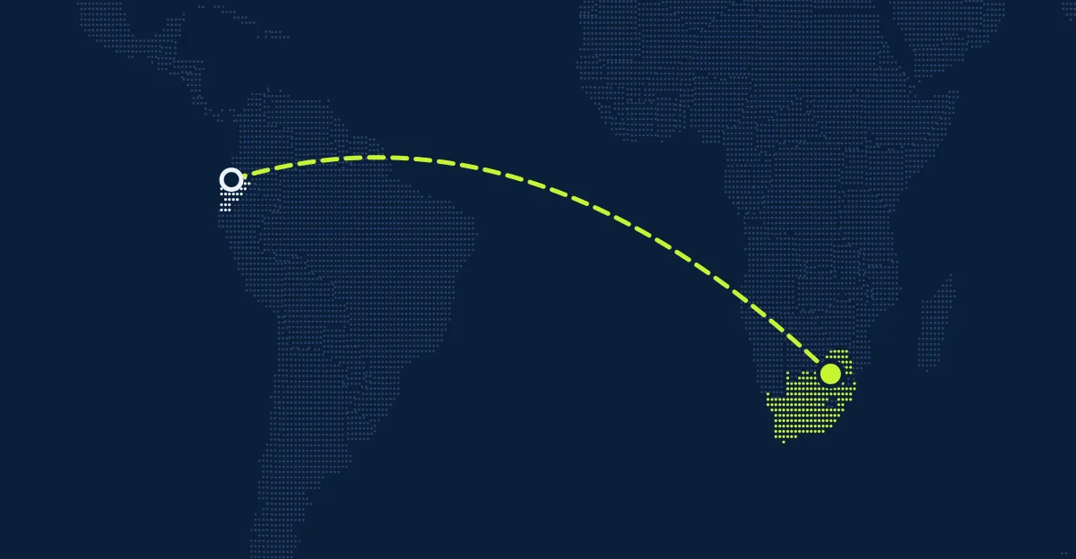 Equador → África do Sul