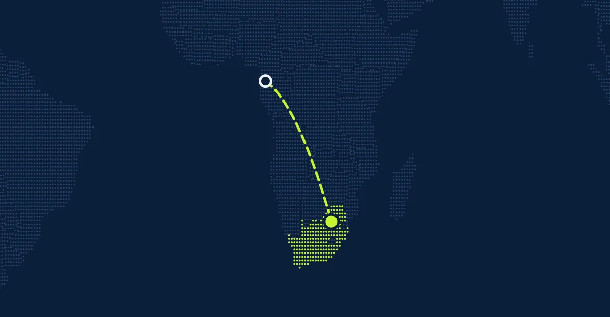 Guiné Equatorial → África do Sul