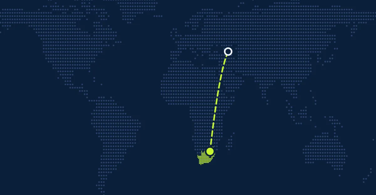 Geórgia → África do Sul