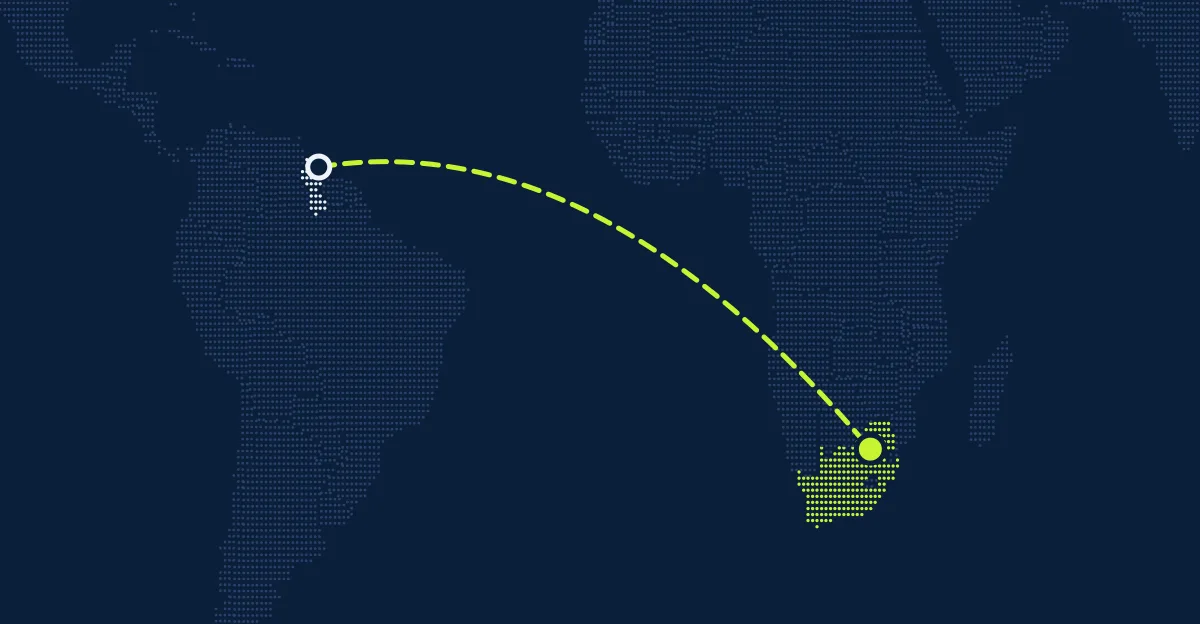 Guiana → África do Sul