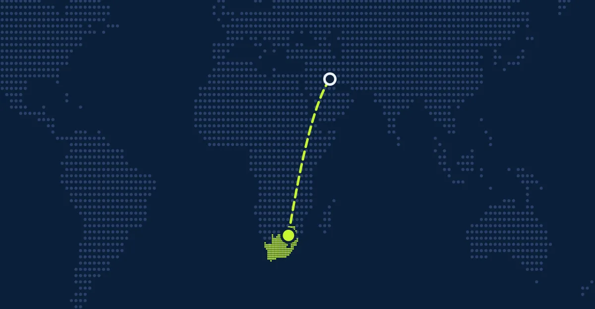 Kuwait → África do Sul