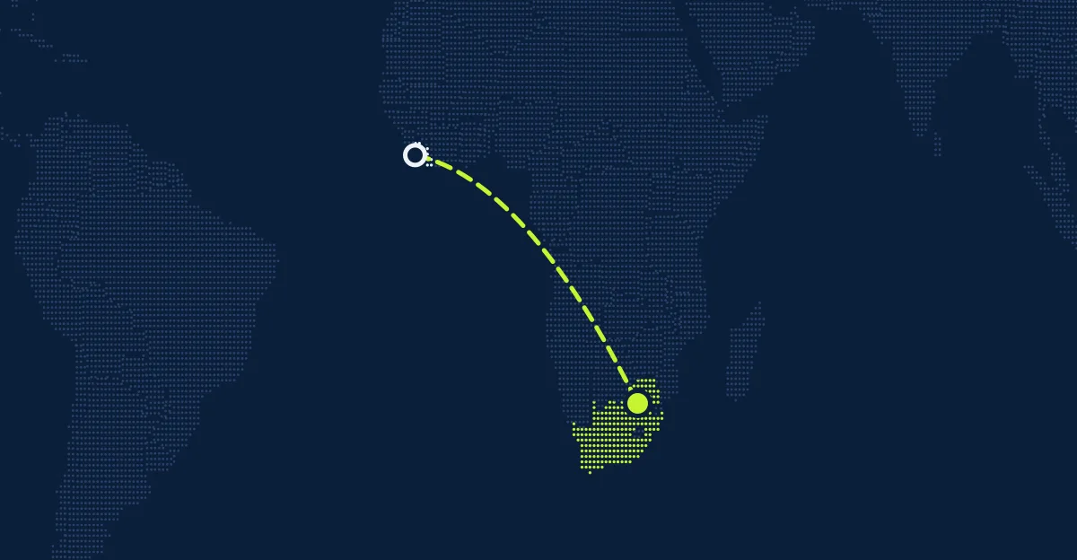 Liberia → Afrique du Sud