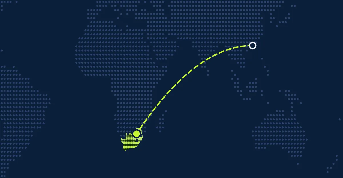 Macau, RAE da China → África do Sul