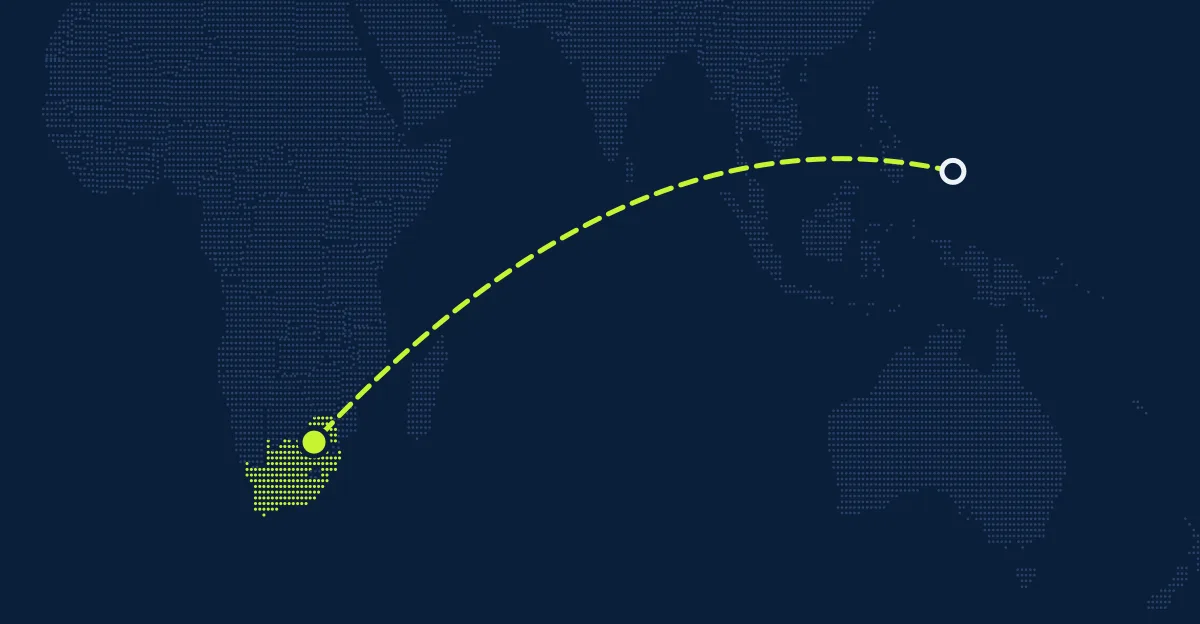 Palau → África do Sul