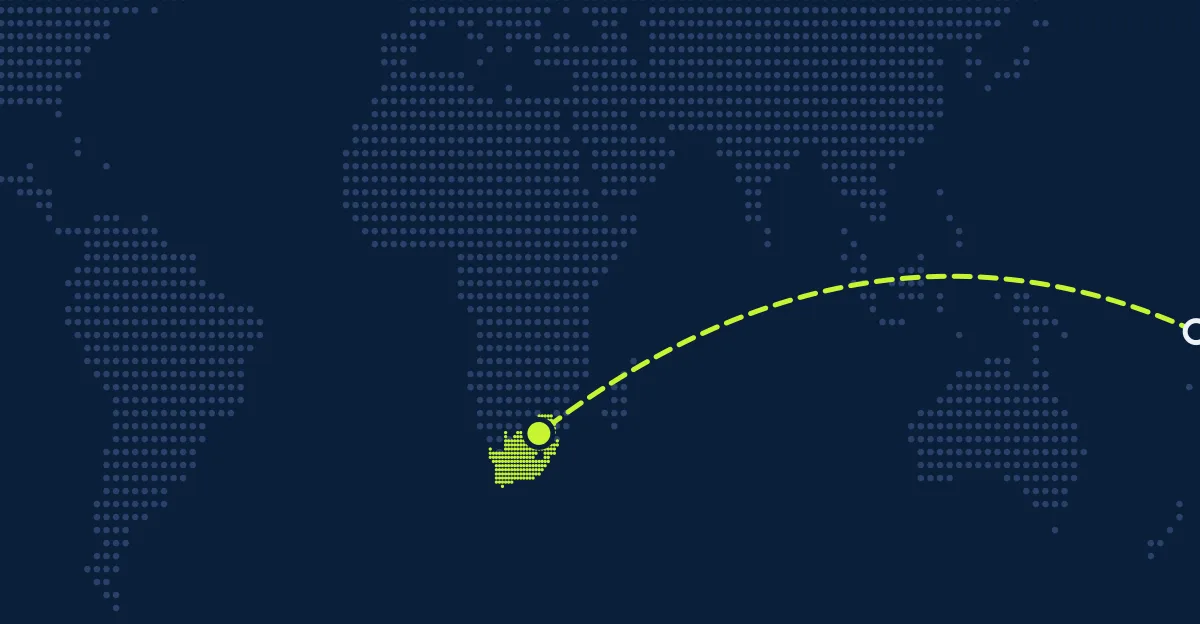 Tuvalu → África do Sul