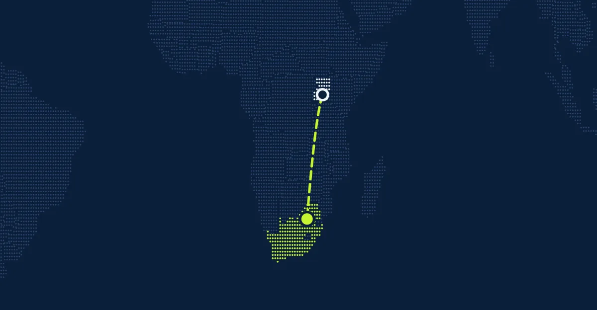 Uganda → África do Sul