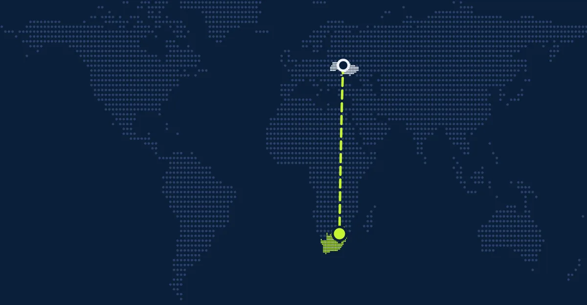 Ucrânia → África do Sul