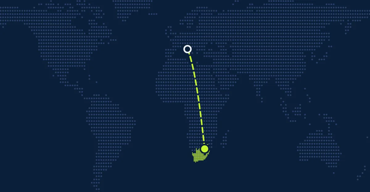 Cidade do Vaticano → África do Sul