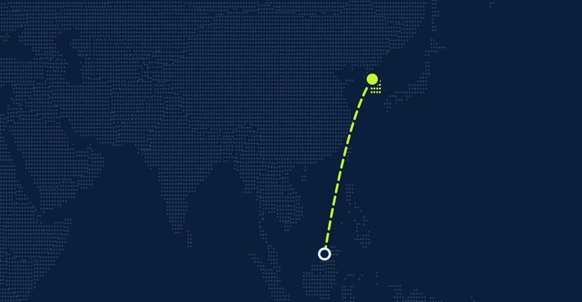 Brunei → Coreia do Sul