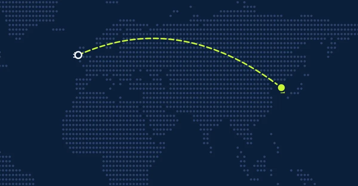 Irlanda → Coreia do Sul