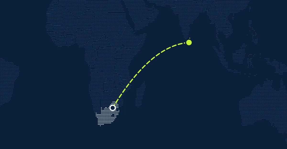 Südafrika → Sri Lanka
