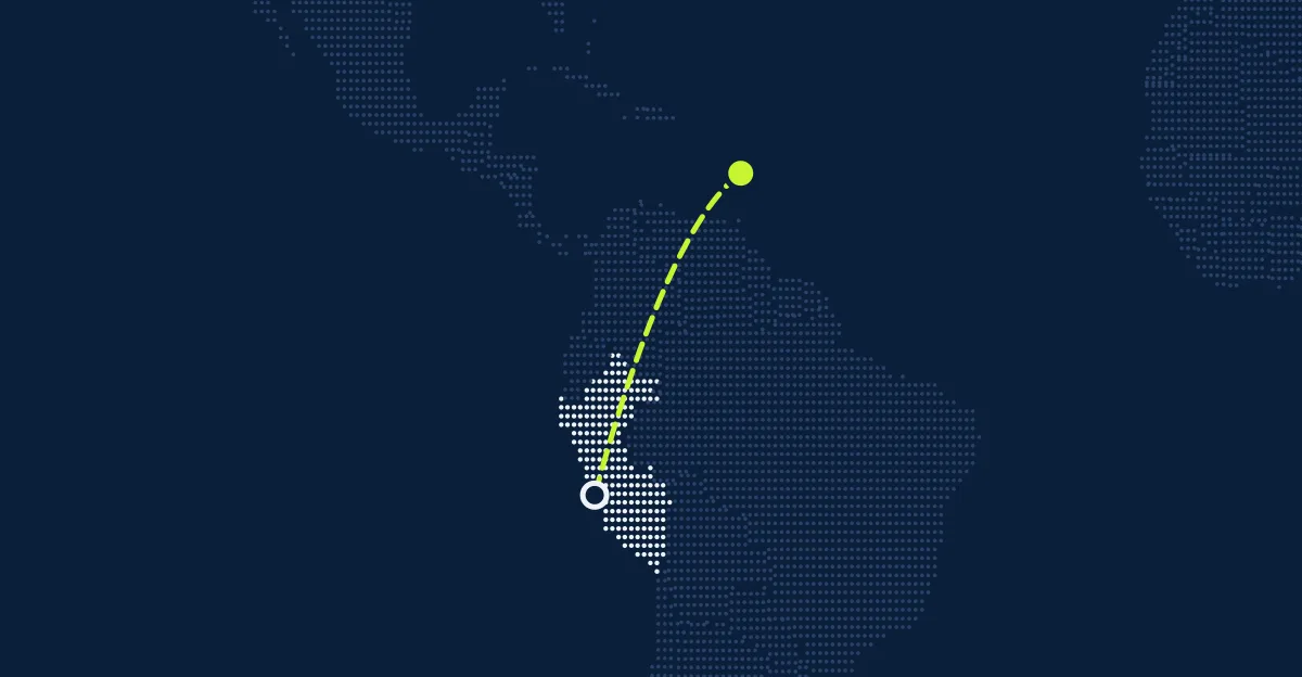 Peru → St. Lucia
