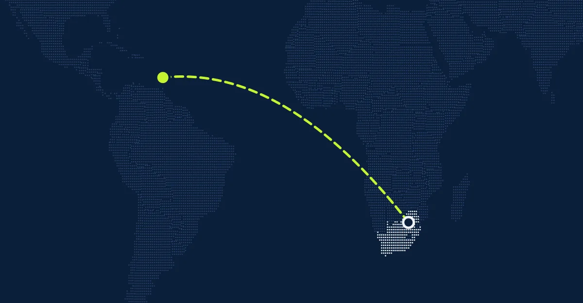 Südafrika → St. Vincent und die Grenadinen