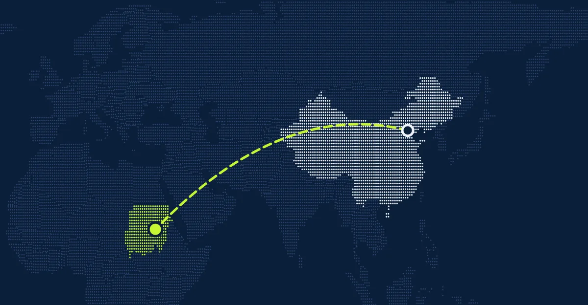 China → Sudan