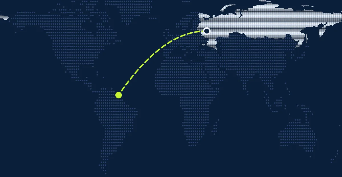 Rússia → Suriname
