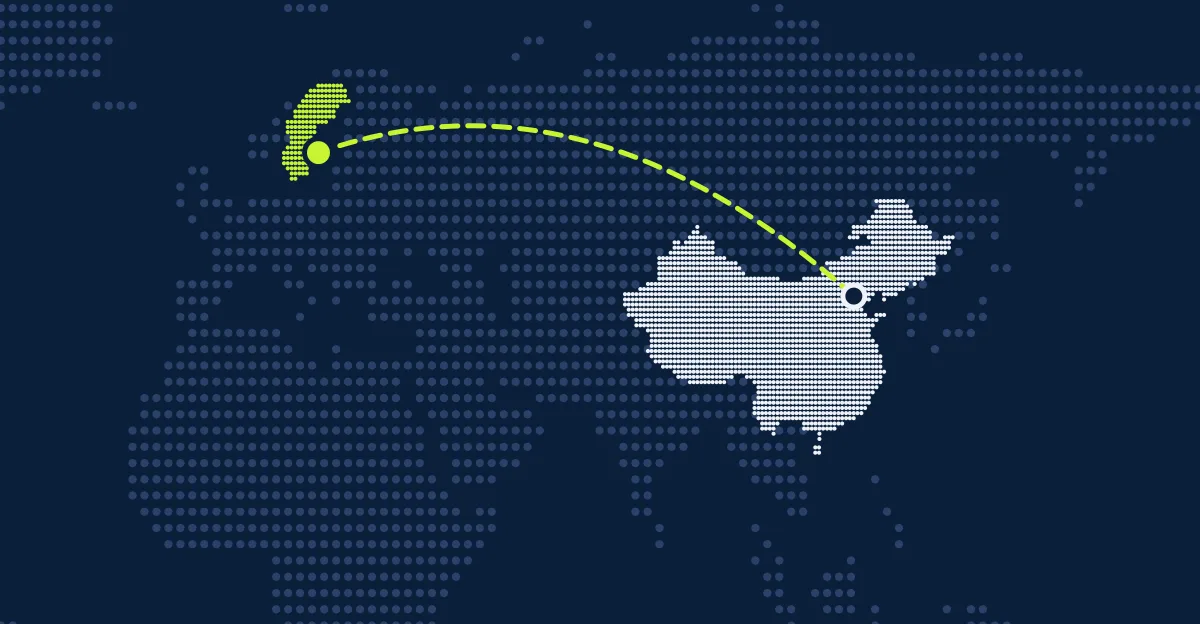 China → Suécia