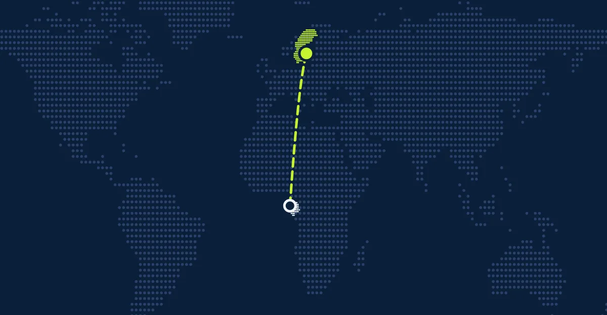 Gabão → Suécia