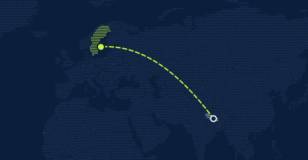 ネパール → スウェーデン