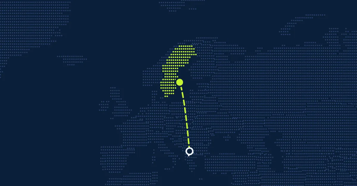 Macedônia do Norte → Suécia