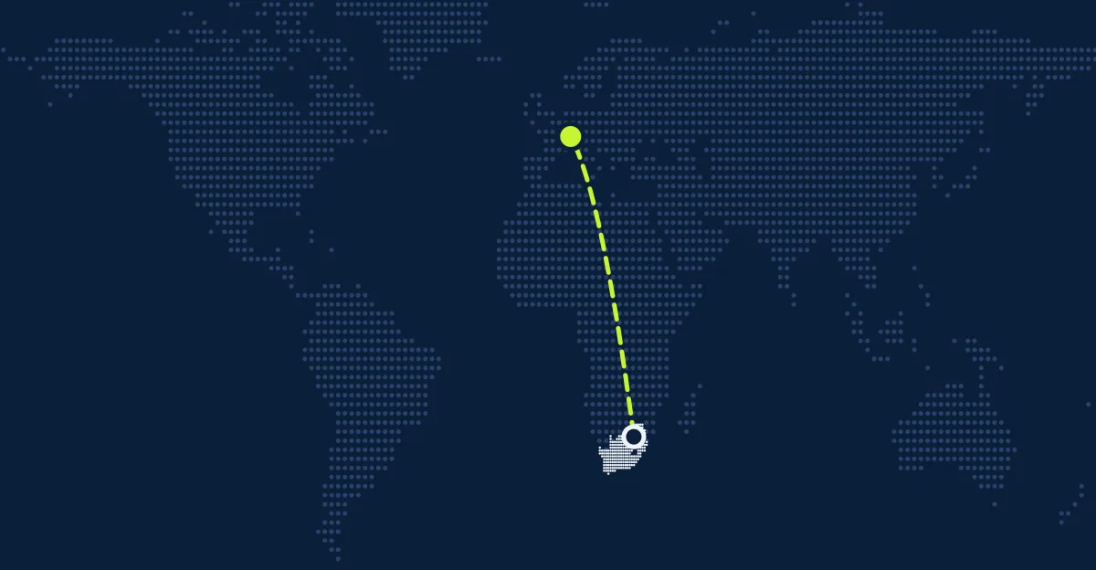 Südafrika → Schweiz