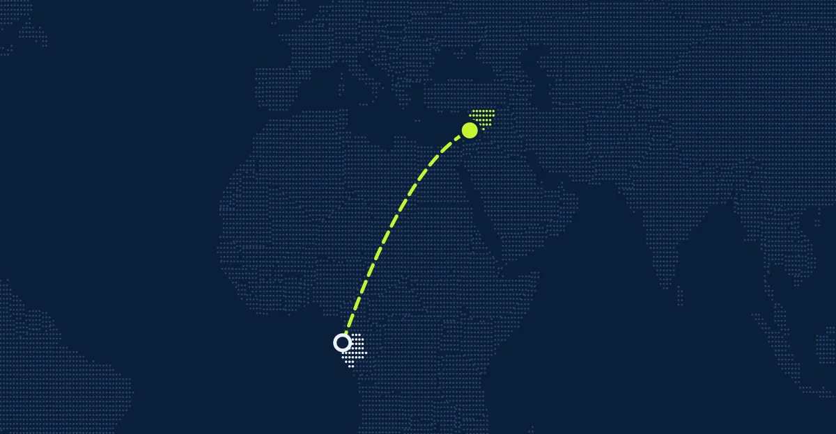 Gabón → Siria
