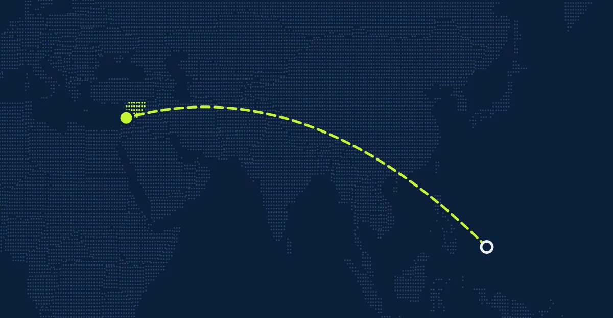 Palau → Syrien