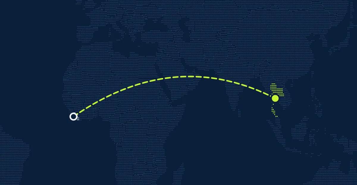 Libéria → Tailândia