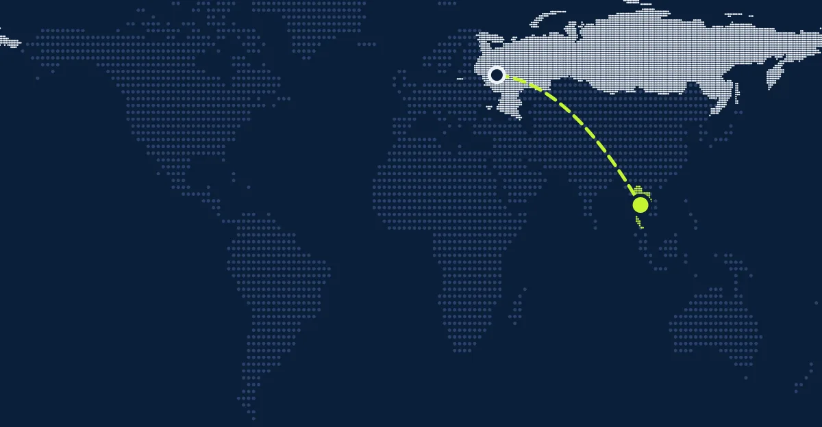 Rússia → Tailândia