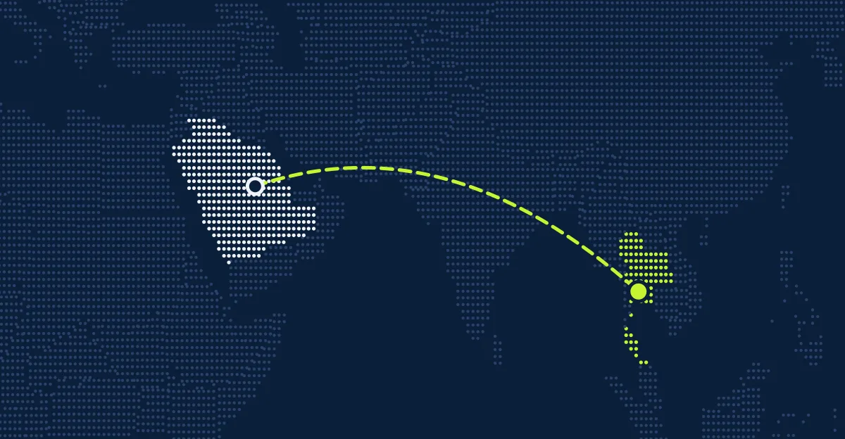 Arábia Saudita → Tailândia